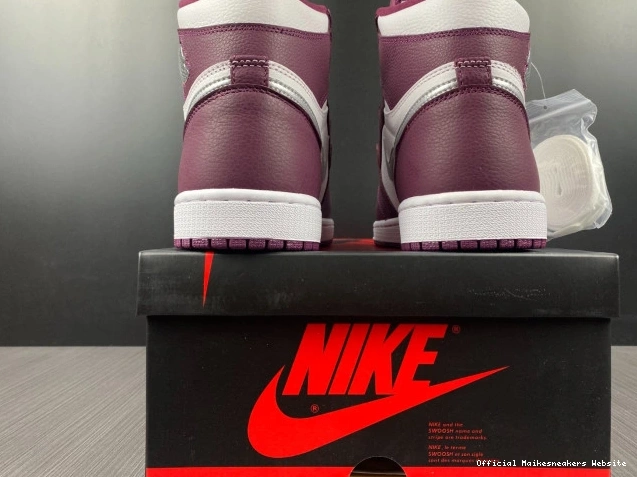 Official Maikesneakers 555088-611 Bordeaux OG 1 Jordan High Air 0817